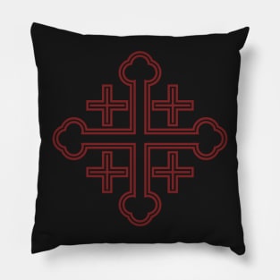 Jerusalem Cross Pillow