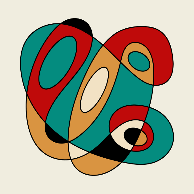 Surreal Amoeba #7 (Miro Inspired) by n23tees