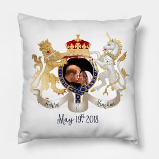 Royal Wedding Kiss, Harry+Meghan Pillow