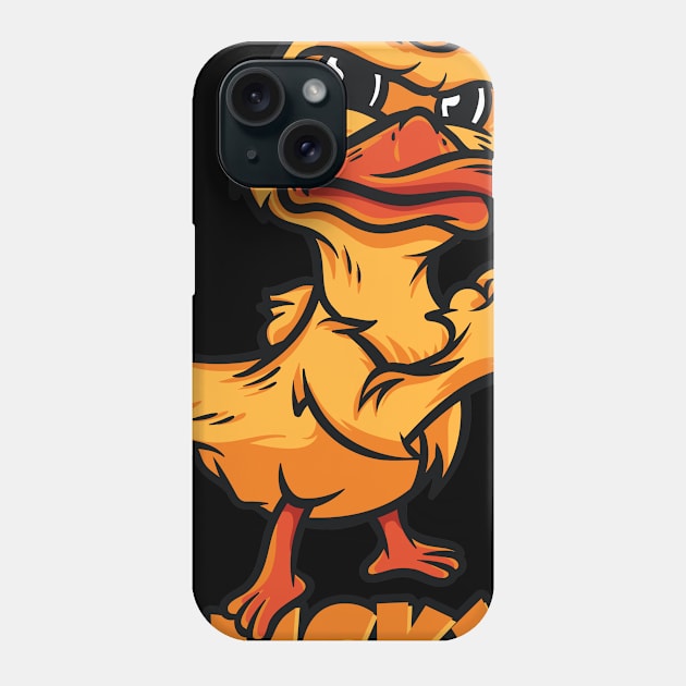 Ducky - Tough Duck Phone Case by Graphics Gurl