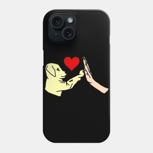 High Five Dog Phone Case