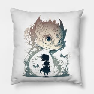 Mystical fantasy character. Pillow