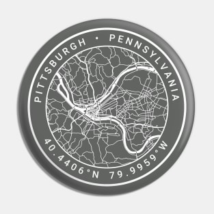 Pittsburgh Map Pin