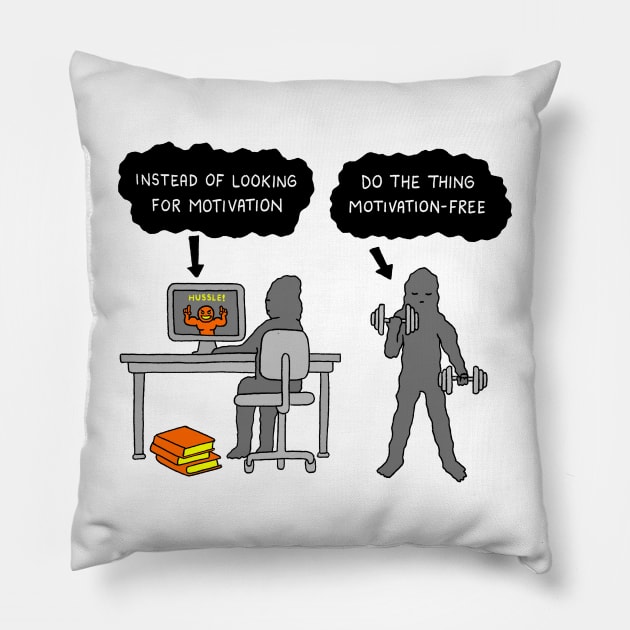 Looking for Motivation Pillow by RaminNazer