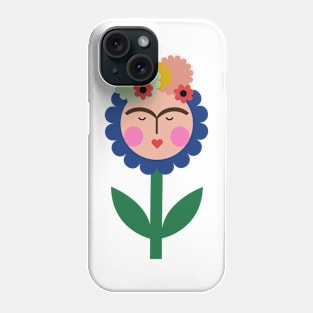 Flower Frida kahlo mexican feminist painter viva la vida Phone Case