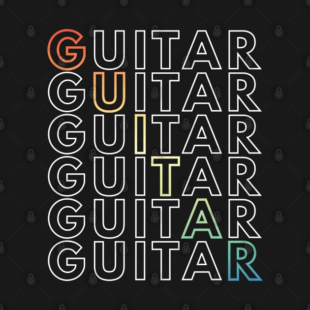 Guitar Repeated Text by nightsworthy