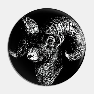 Black Goat Pin