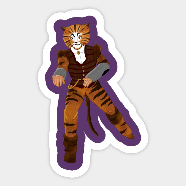 Cats Skimbleshanks The Railway Cat Cats Sticker Teepublic