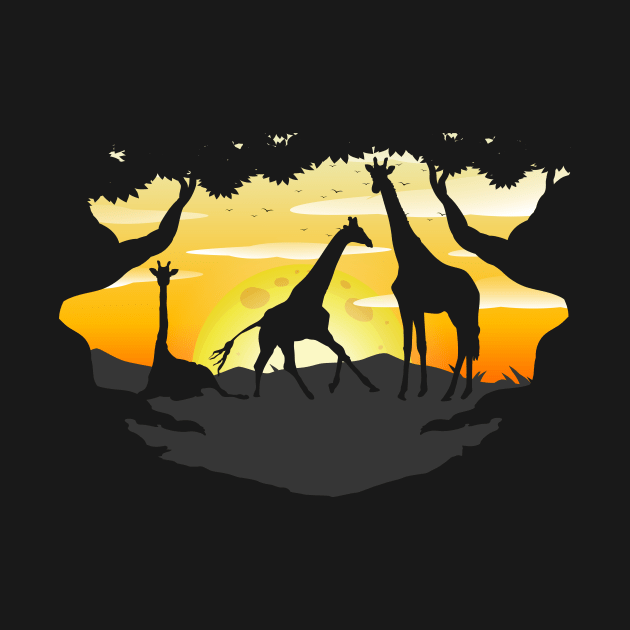 Africa Giraffe by shirtsyoulike