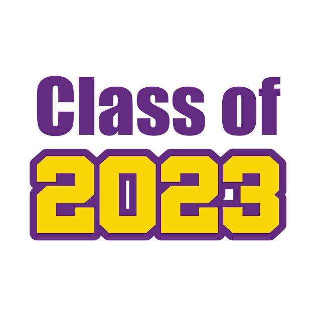 Class of 2023 purple gold by BehindTheChamp