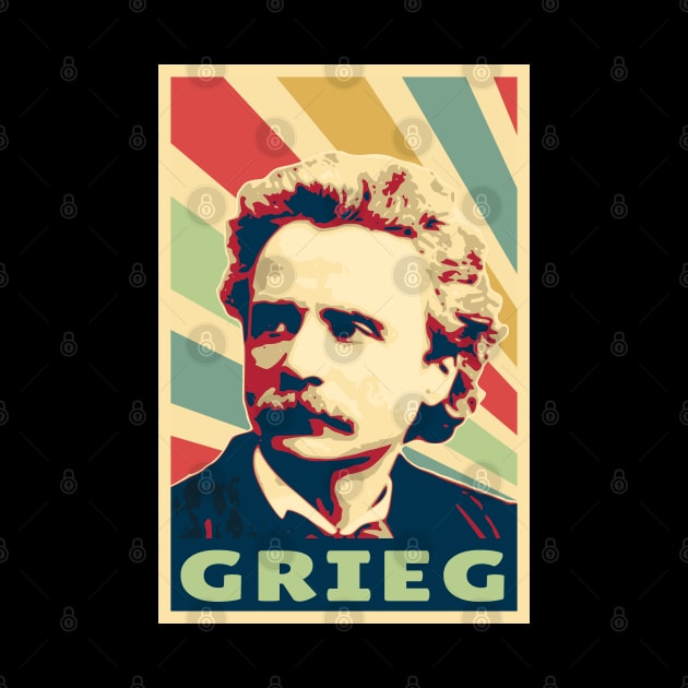 Edvard Grieg Vintage Colors by Nerd_art