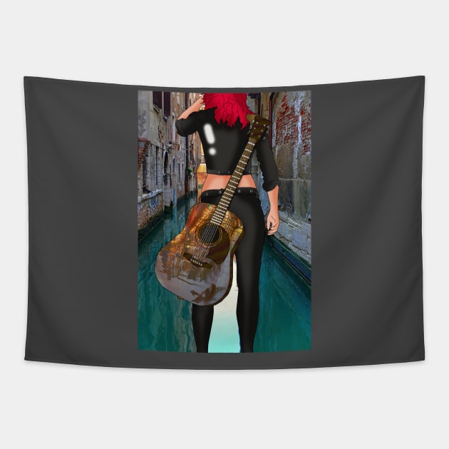 Venice reflection Tapestry by lytebound