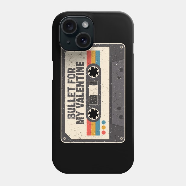 Retro Cassette - BULLET FOR MY VALENTINE Phone Case by Jurou