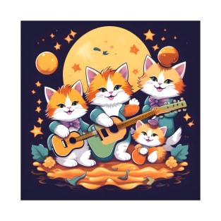 Cat Band T-Shirt