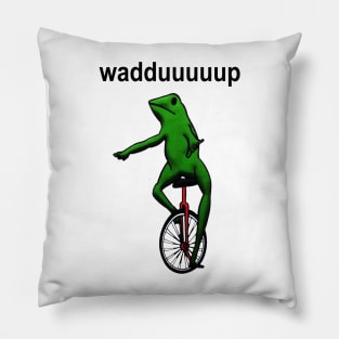 Dat Boi Meme Whaddup Pillow