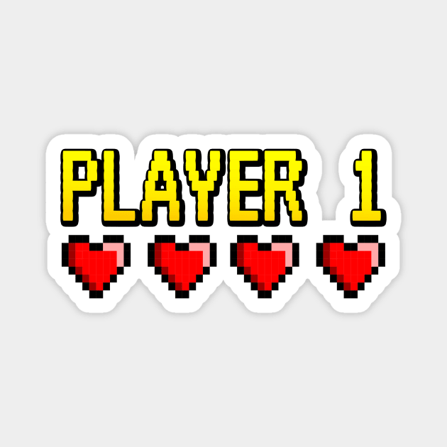 PLAYER 1 Magnet by Taversia