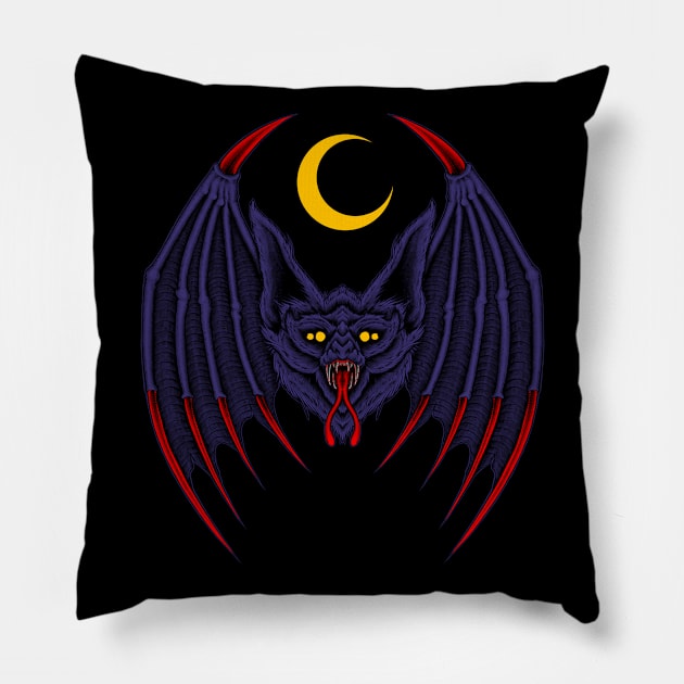 Bat Monster Pillow by SANT STUDIO