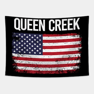 The American Flag Queen Creek Tapestry