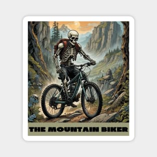 The mountain biker Magnet