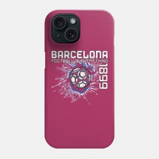 Football Is Everything - FC Barcelona Splatter Strike Vintage Phone Case