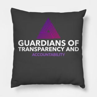 Guardians of transparency Pillow