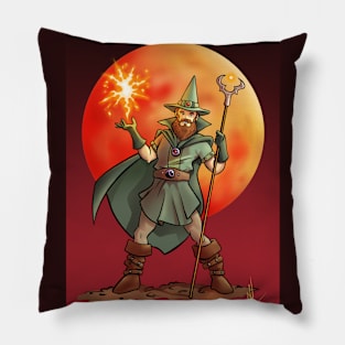 Wizard Mascot Full Color Pillow