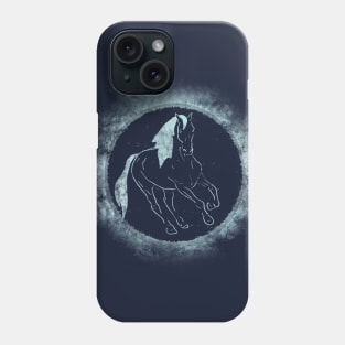 Running frost horse Phone Case