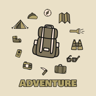 ADVENTURE Travelling Design T-Shirt