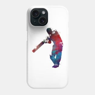 Cricket sport art #cricket Phone Case