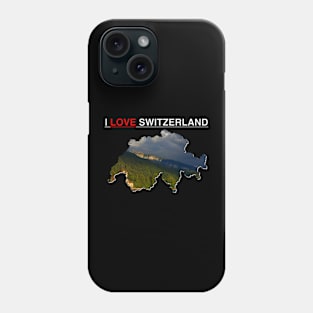 I Love Switzerland Interlaken Lake Castle Phone Case