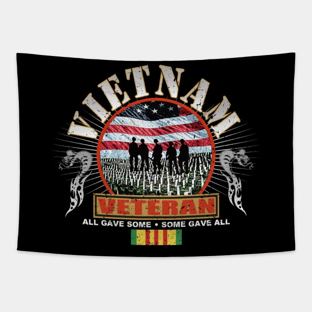 Vietnam Veteran Tapestry by Etopix