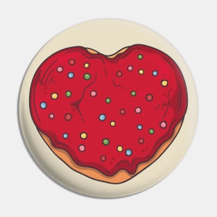 Donut Heart Pin