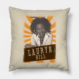 Vintage Asthetic Ms. Lauryn Hill 80s Pillow