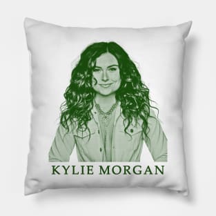 Kylie Morgan 17//green solid style, Pillow