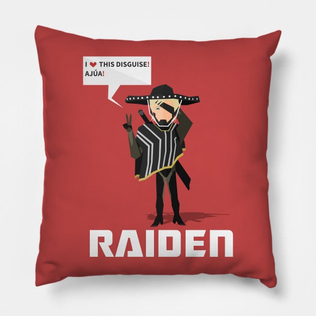 Mariachi Raiden Pillow by edycibrian