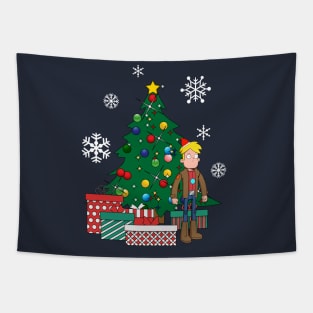 Gary Goodspeed Around The Christmas Tree Final Space Tapestry