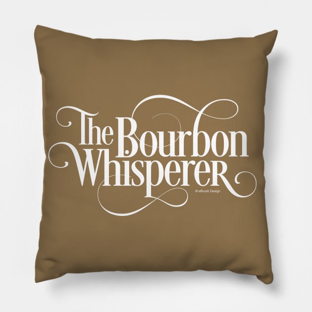 The Bourbon Whisperer Pillow by eBrushDesign