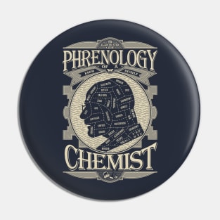 Phrenology of a chemist - Breaking Bad Pin