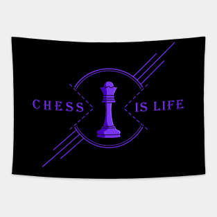 Chess is life Tapestry