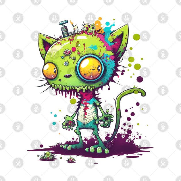 Zombie Cat by DankFutura