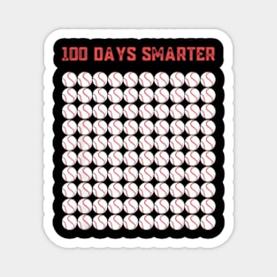 Baseball 100Th Day Of School For Boys 100 Days Magnet