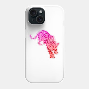 tiger ecopop in cute mexican patterns art Phone Case