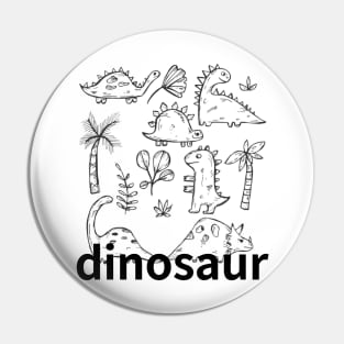 dinosaurs were alive a long time ago, dinosaur Pin