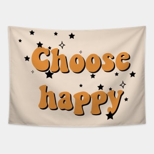 Choose Happy Tapestry