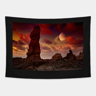 An Alien World Imagined Composite Tapestry