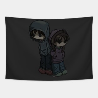 Dark Eyed Children Tapestry