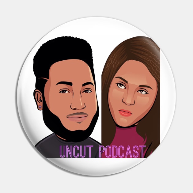 Cartoon Uncut Podcast Pin by Uncut Podcast 