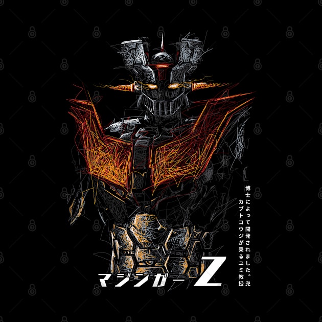 Super Robot Mazinga by ozzi invader