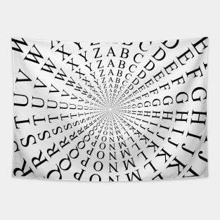 Alphabet Rings Tapestry