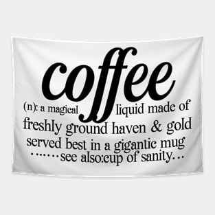 Coffe definition Tapestry